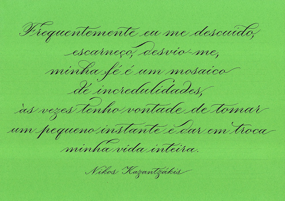 Matizes Caligráficos, Christopher Hammerschmidt