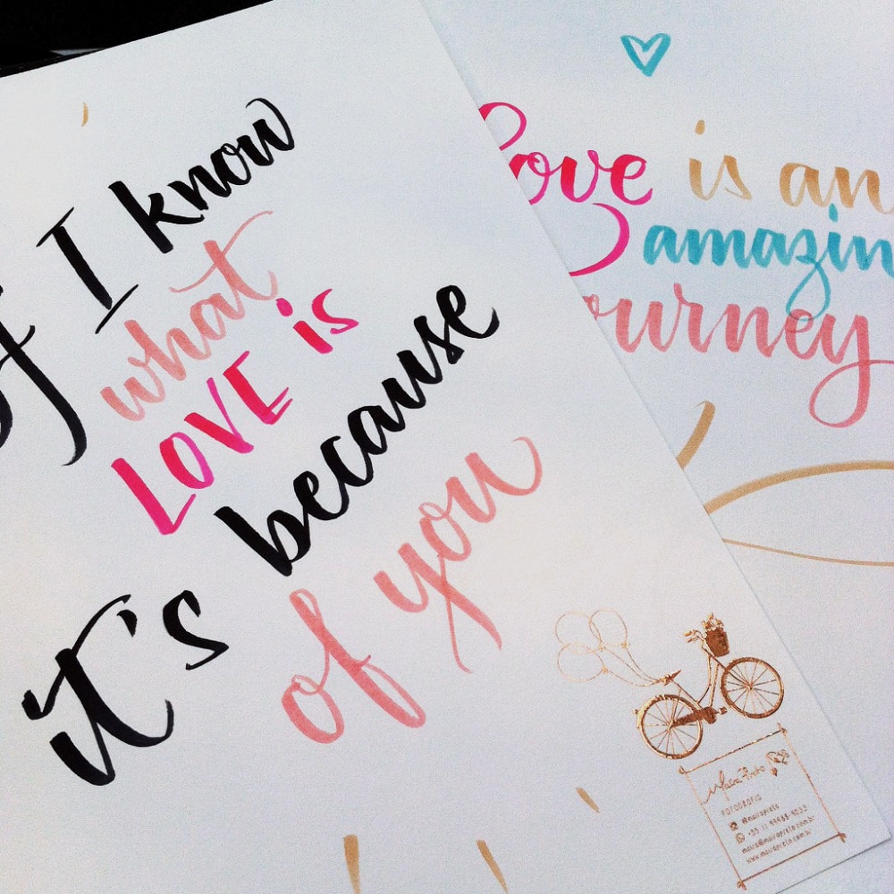 Lettering Juliana Moore
